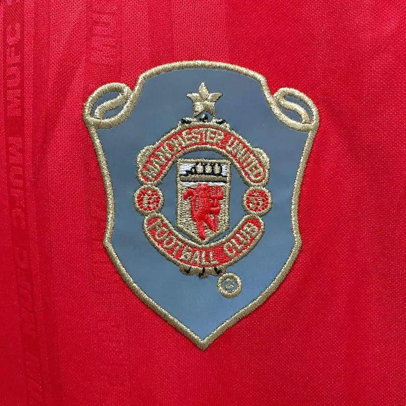 1999-2000 Retro Manchester United  Home  jersey UEFO Champions League version