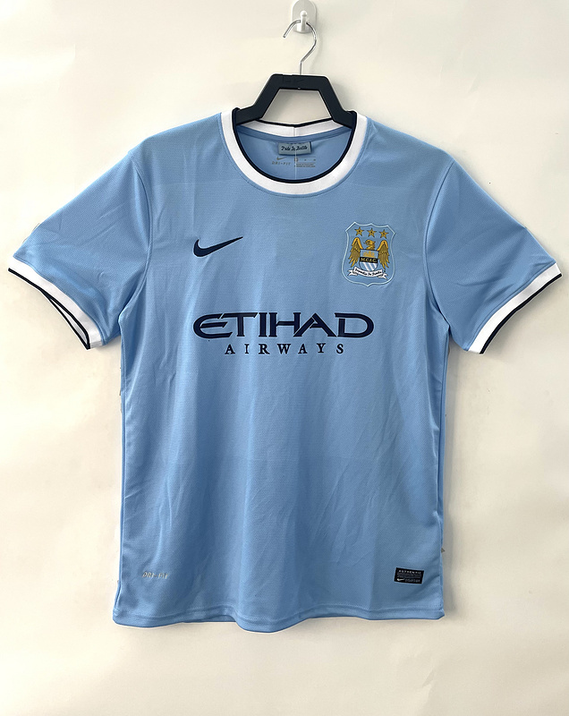 2013-2014 Retro Manchester City Home jersey