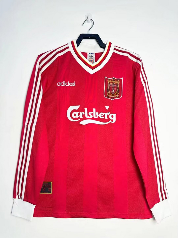1995-1996 Retro Liverpool  Home long sleeves  jersey