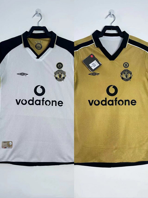 2000-2002  Retro Manchester United  Double-sided centenary commemorative edition  jersey