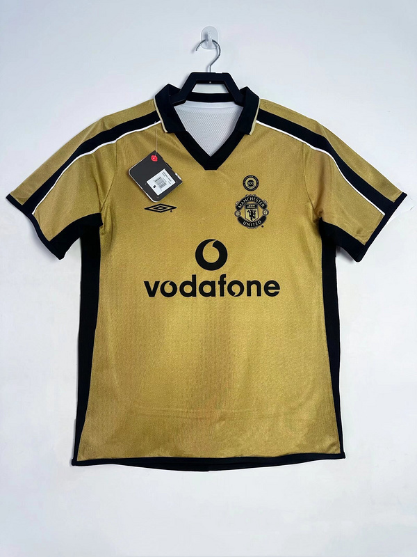 2000-2002  Retro Manchester United  Double-sided centenary commemorative edition  jersey