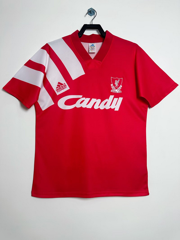 1991- 1992 Retro Liverpool Home   jersey