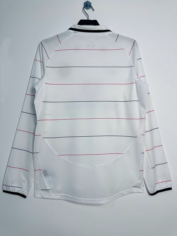 2004-2005  Retro Manchester untied away  long sleeves  jersey