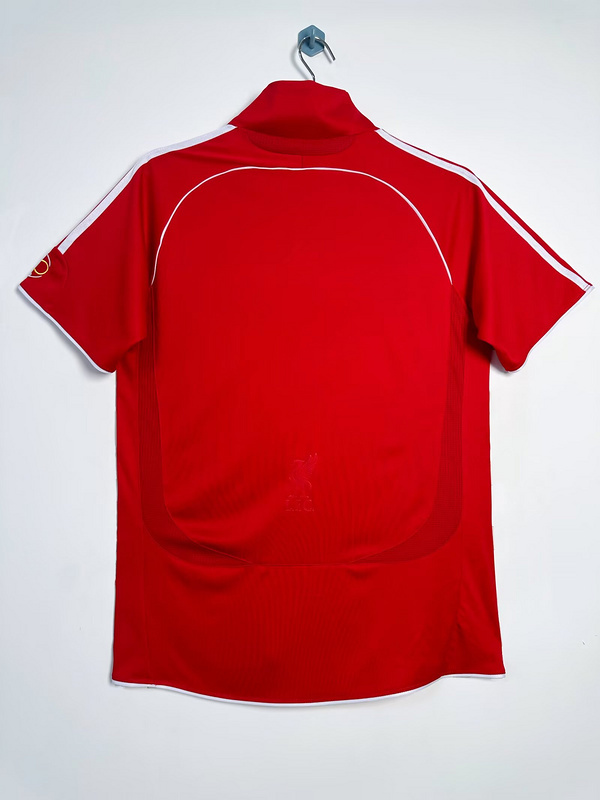 2006- 2008 Retro Liverpoo Home  jersey UEFA Champions League version