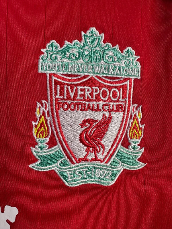 2006-2008 Retro Liverpool  Home long sleeves  jersey UEFA Champions League version