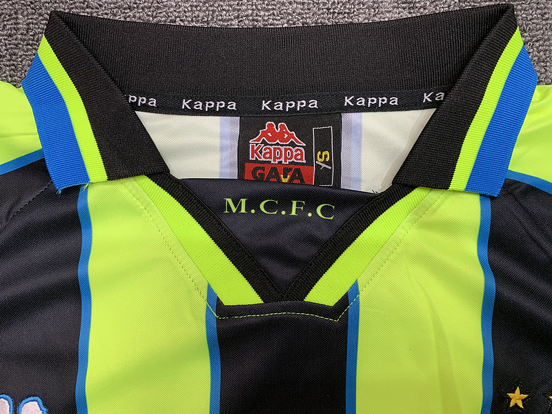 1998-1999 Retro Manchester City Away jersey