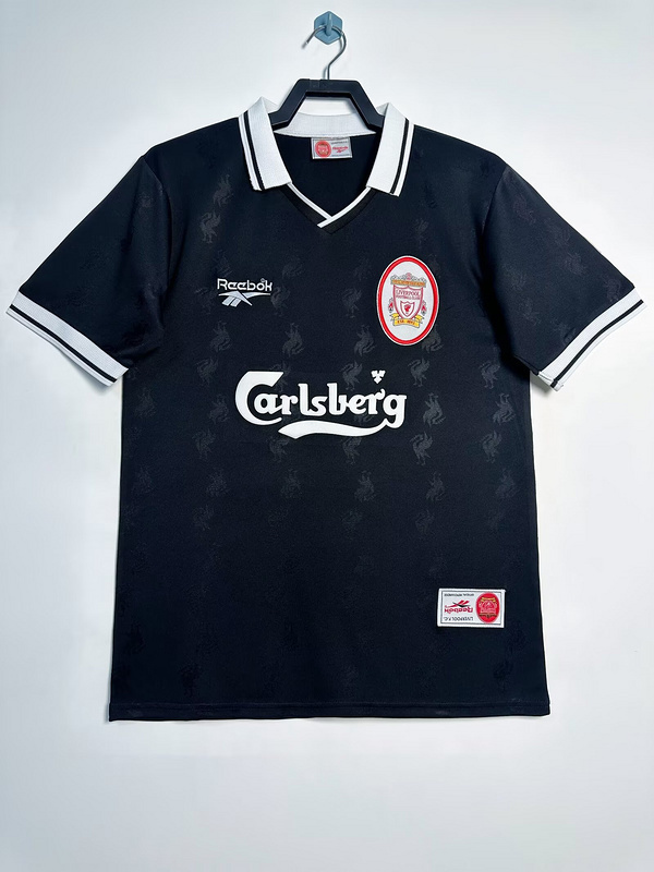 1996- 1997 Retro Liverpool  3RD black jersey