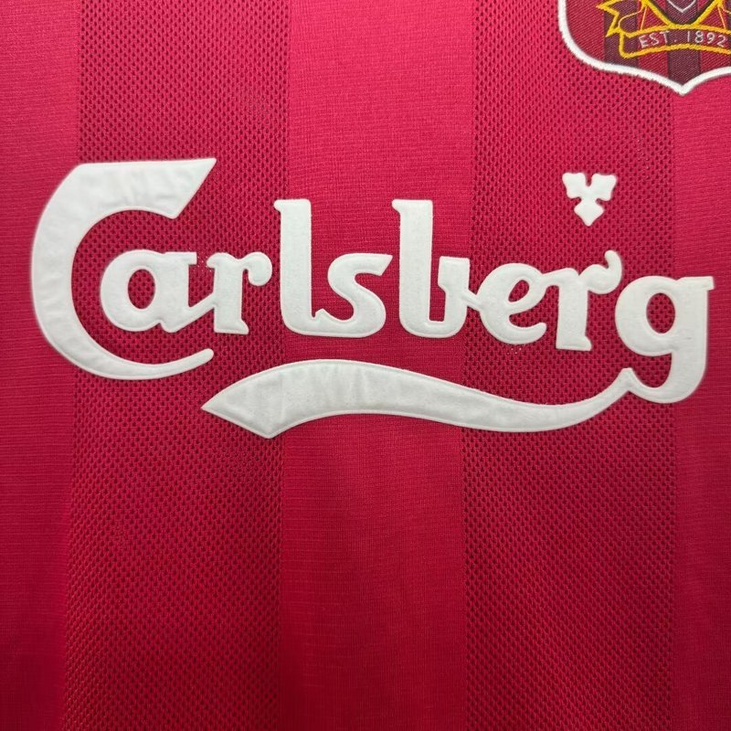 1995- 1996 Retro Liverpool Home  jersey