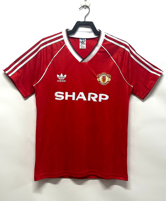 1988-1990  Retro Manchester United  Home  jersey