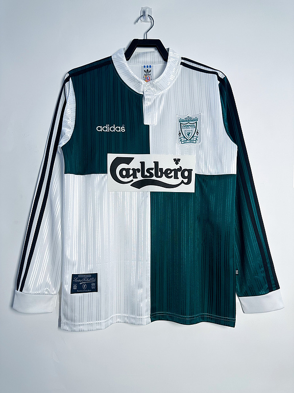 1995-1996 Retro Liverpool  Away long sleeves  jersey
