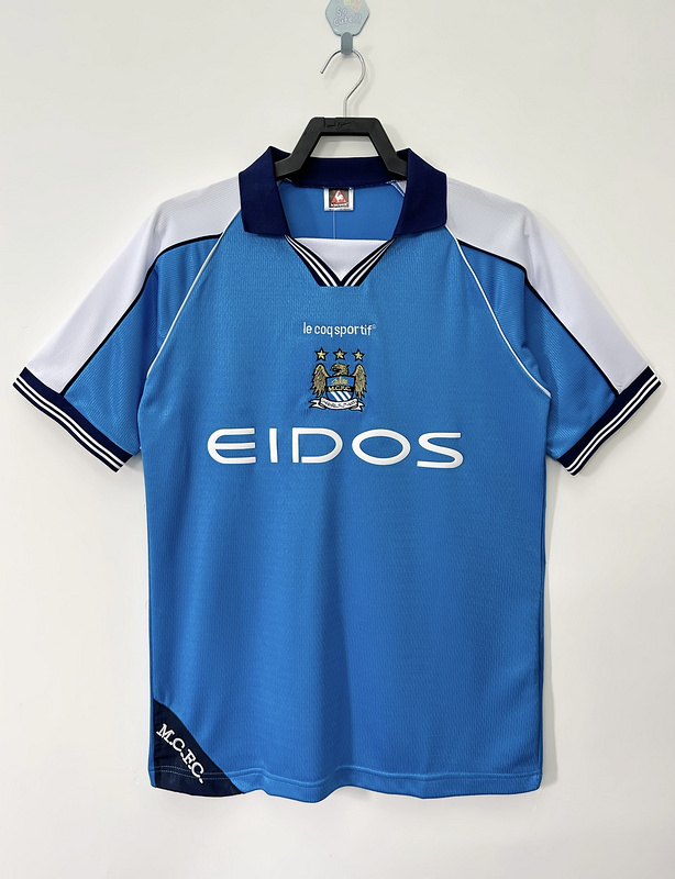 1999-2001 Retro Manchester City Home jersey