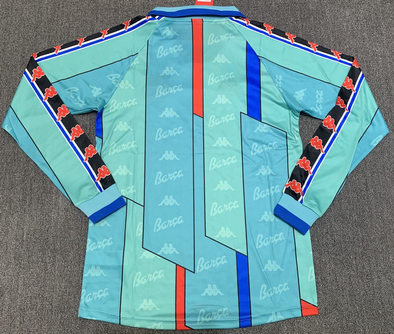 1996-1997  Retro  Barcelona   Away  long sleeves   jersey