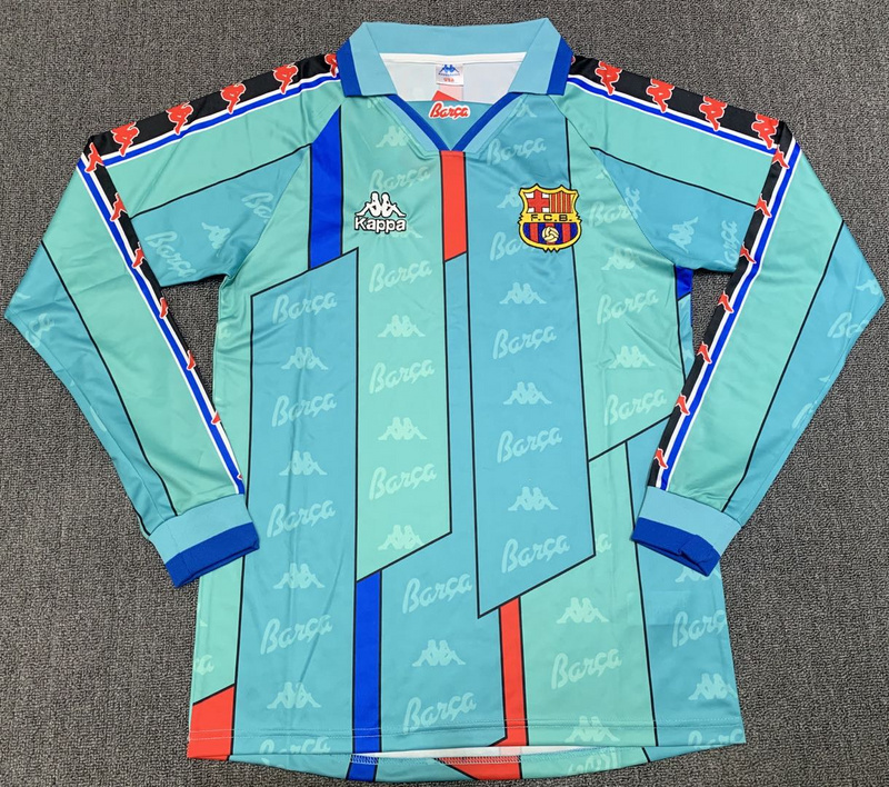 1996-1997  Retro  Barcelona   Away  long sleeves   jersey