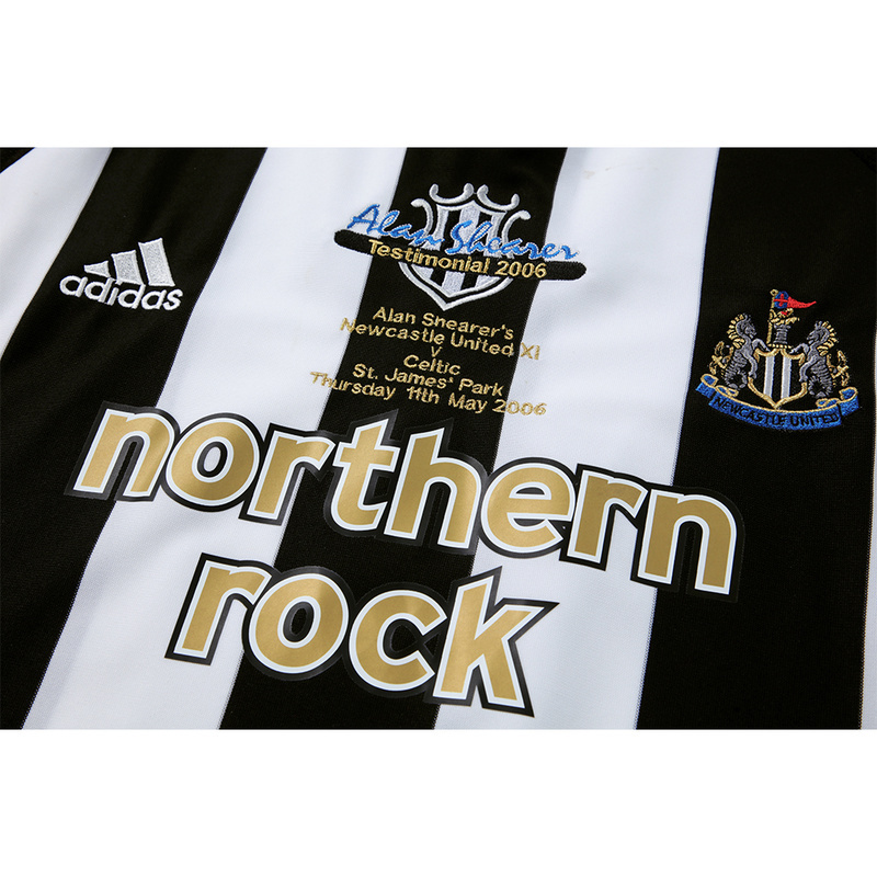 2006 Retro  Newcastle United  SHEARER Testimonial  Home  jersey