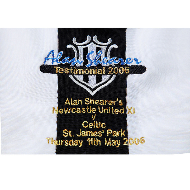 2006 Retro  Newcastle United  SHEARER Testimonial  Home  jersey