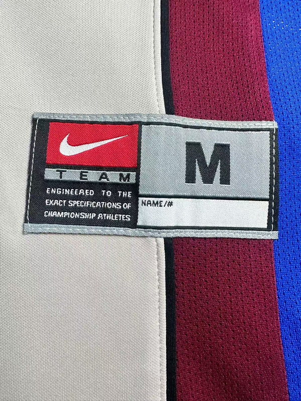 1998-1999 Retro  Barcelona   Away  long sleeves   jersey