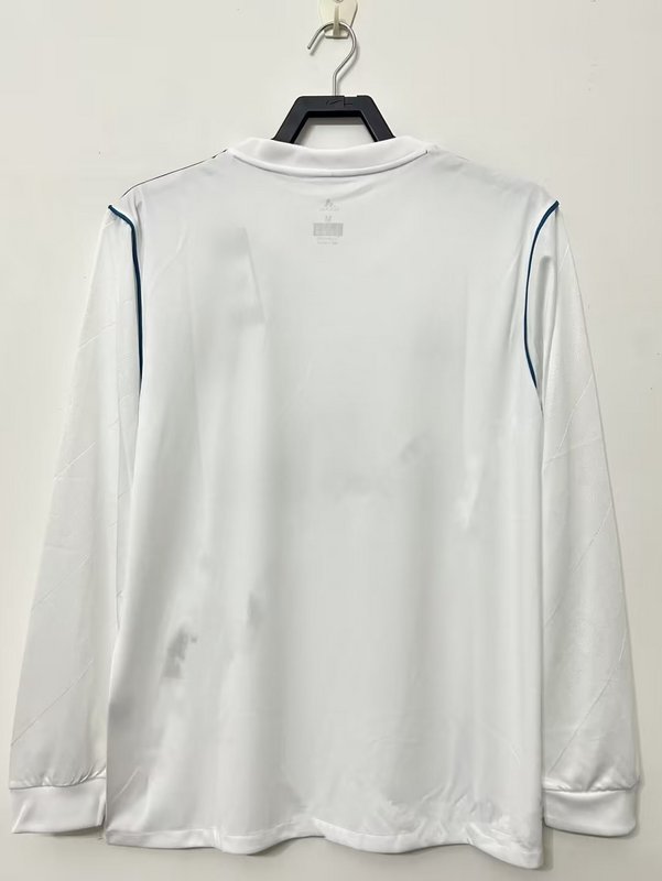2017-2018  Retro  Real Madrid  Home  long sleeves   jersey