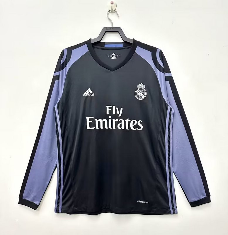 2016-2017  Retro  Real Madrid  3RD  long sleeves   jersey