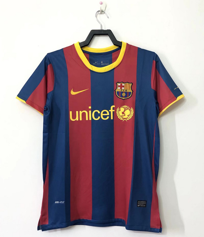 2010-2011 Retro  Barcelona  Home  jersey