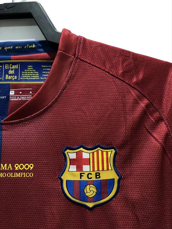 2008-2009  Retro  Barcelona   Home  jersey UEFA  Champions League version