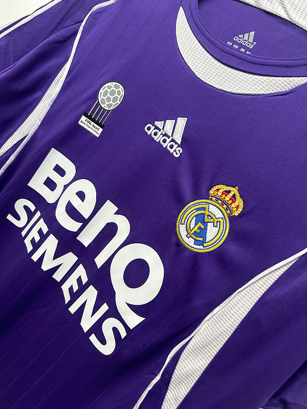 2006-2007 Retro  Real Madrid  Away   jersey