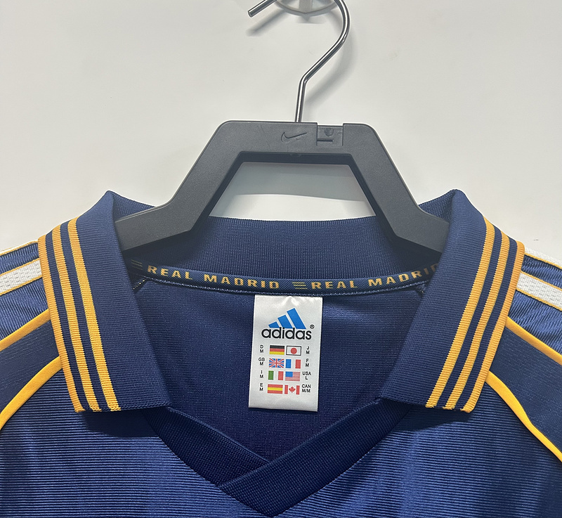 1998-2000 Retro  Real Madrid  3RD   jersey