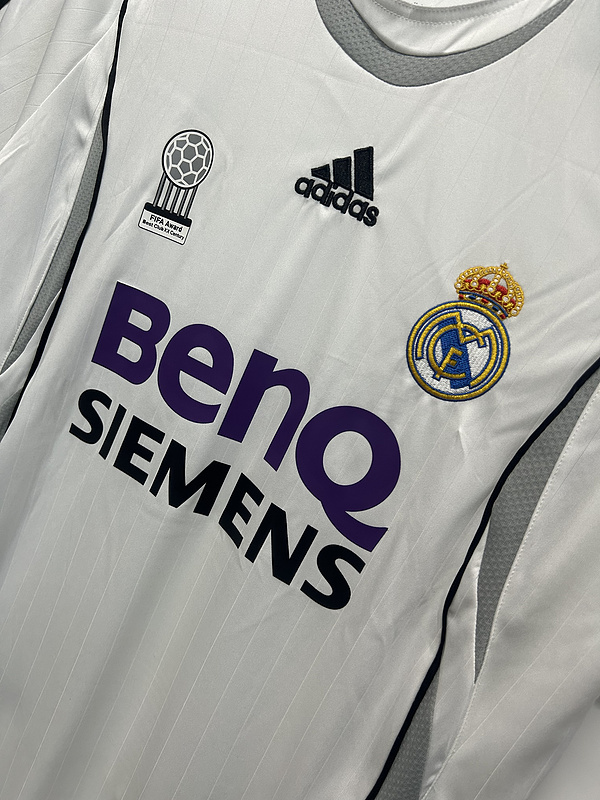 2006-2007 Retro  Real Madrid  Home   jersey