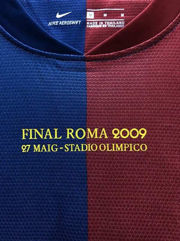 2008-2009  Retro  Barcelona   Home  jersey UEFA  Champions League version