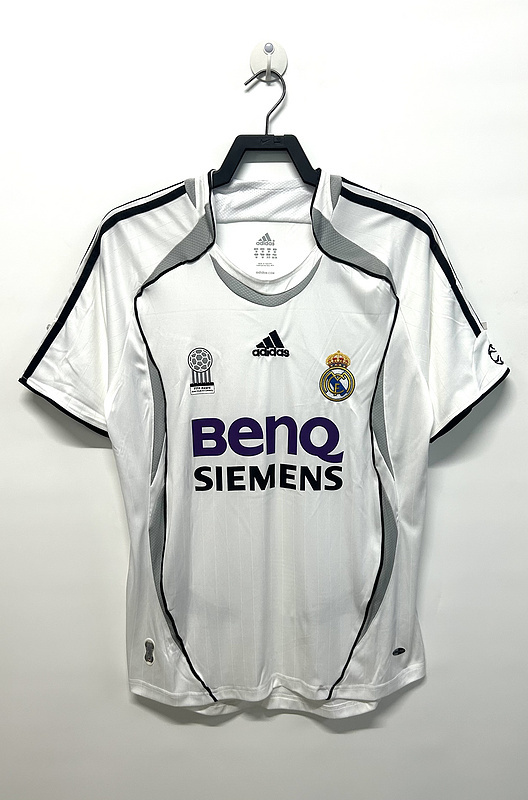 2006-2007 Retro  Real Madrid  Home   jersey
