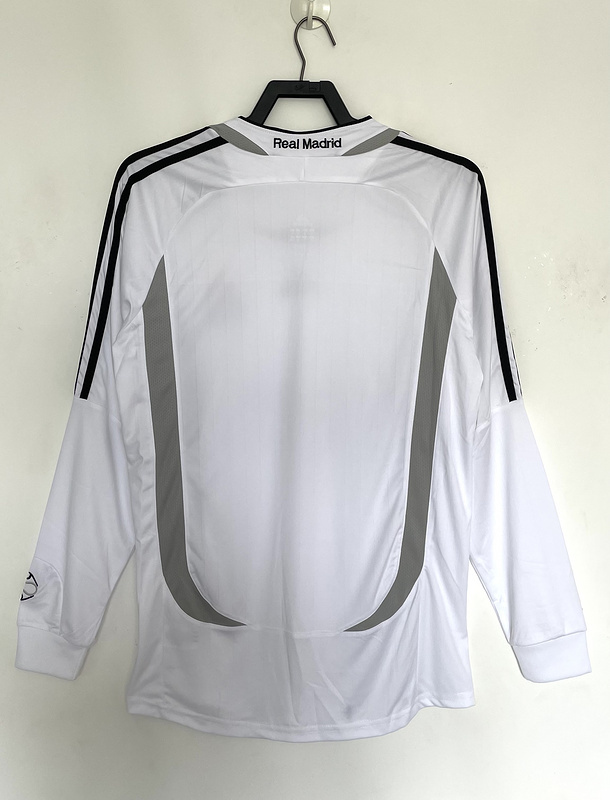2006-2007  Retro  Real Madrid  Home  long sleeves   jersey