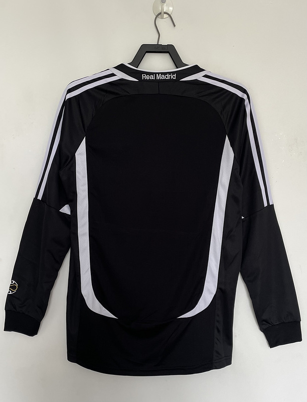 2006-2007  Retro  Real Madrid  3RD Black  long sleeves   jersey
