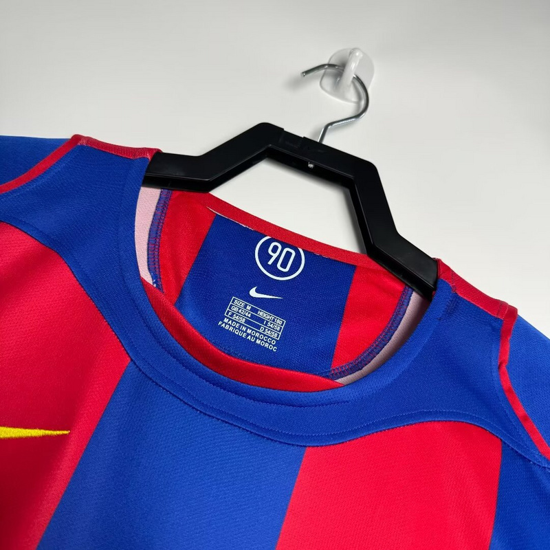 2004-2005 Retro  Barcelona  Home  jersey
