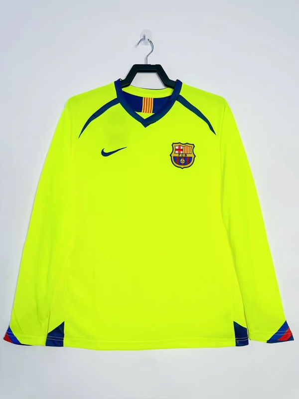 2005-2006 Retro  Barcelona   Away  long sleeves   jersey