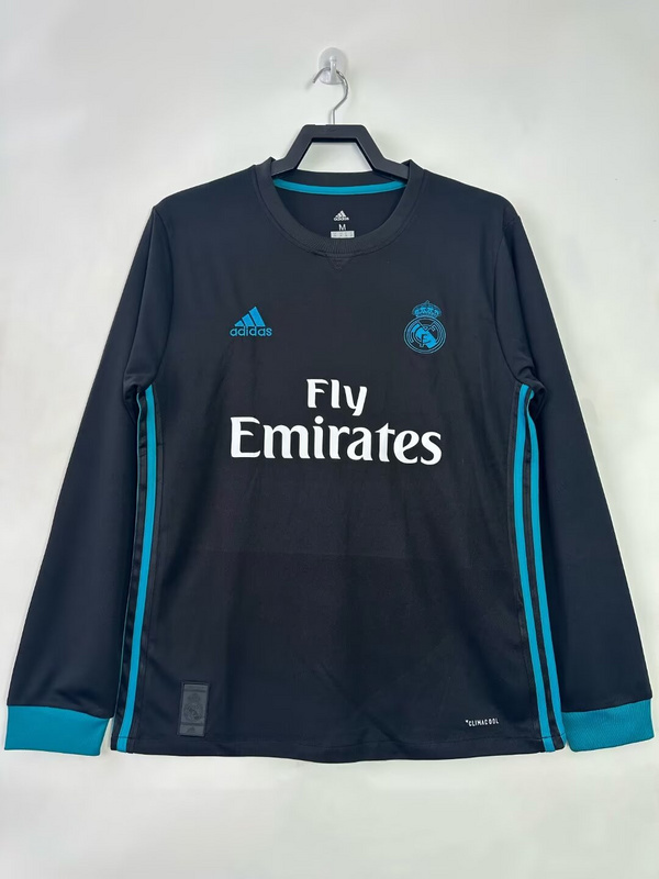 2017-2018  Retro  Real Madrid  Away long sleeves   jersey
