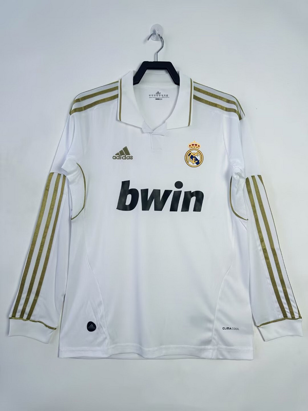 2011-2012  Retro  Real Madrid  Home   long sleeves   jersey