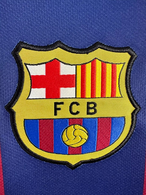 2014-2015 Retro  Barcelona   Home  long sleeves   jersey