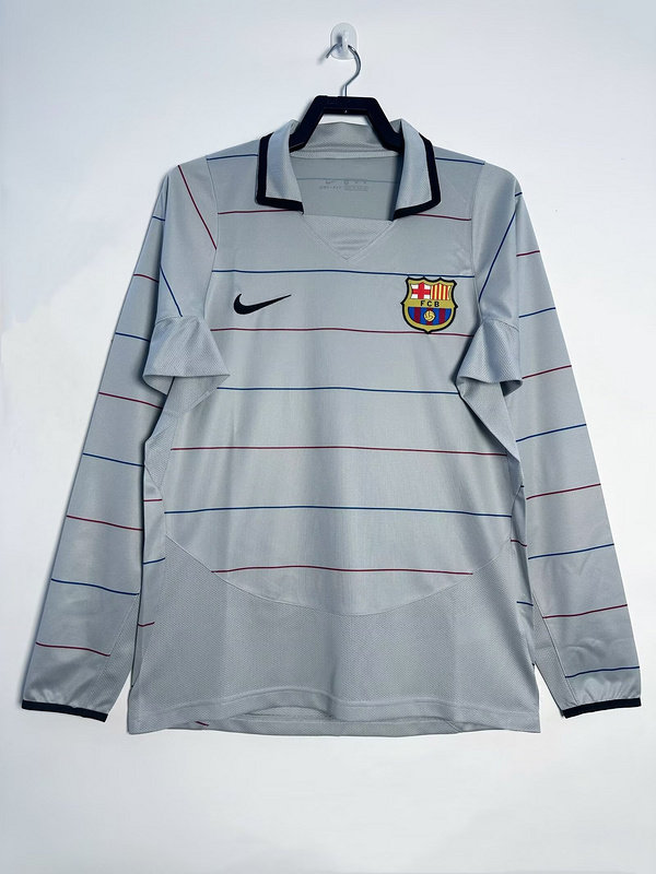 2003-2004 Retro  Barcelona   Away  long sleeves   jersey