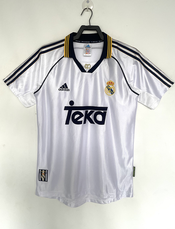 1998-2000  Retro  Real Madrid  Home  jersey