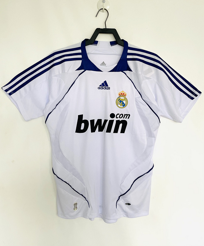 2007-2008 Retro  Real Madrid  Home   jersey