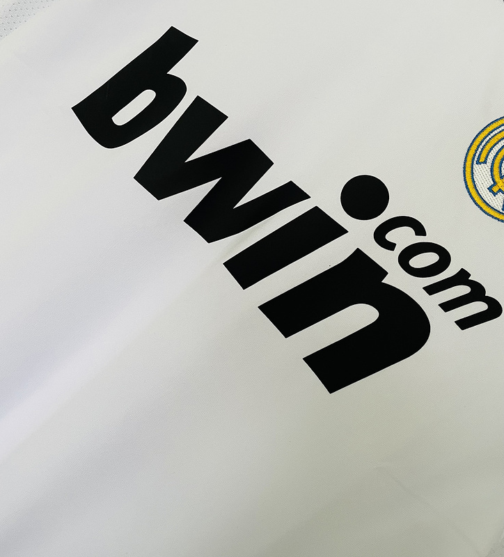 2007-2008 Retro  Real Madrid  Home   jersey