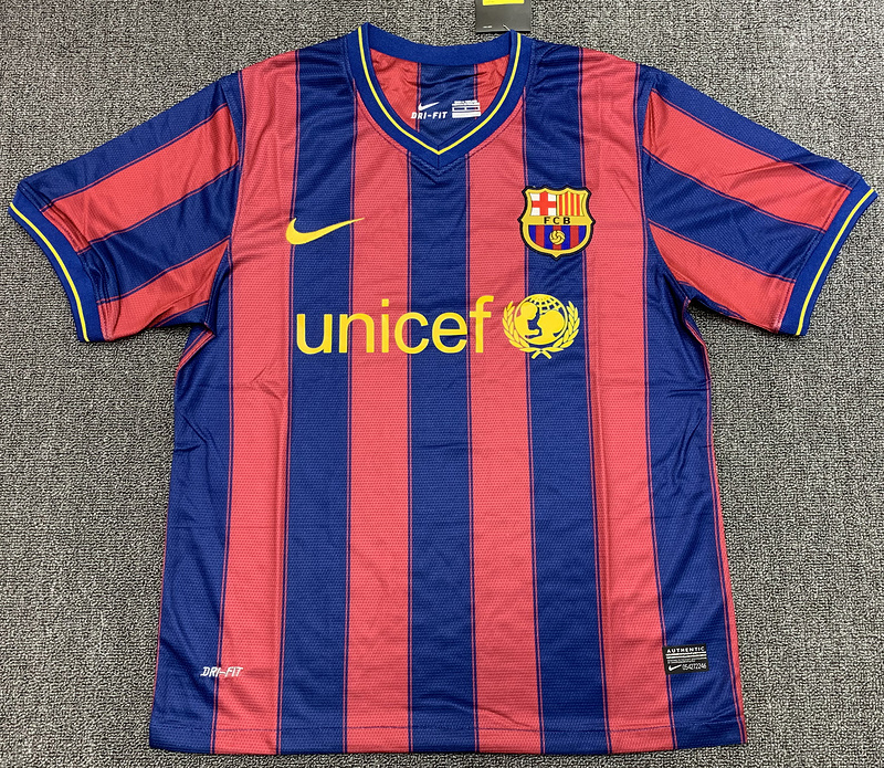 2009-2010 Retro  Barcelona  Home  jersey
