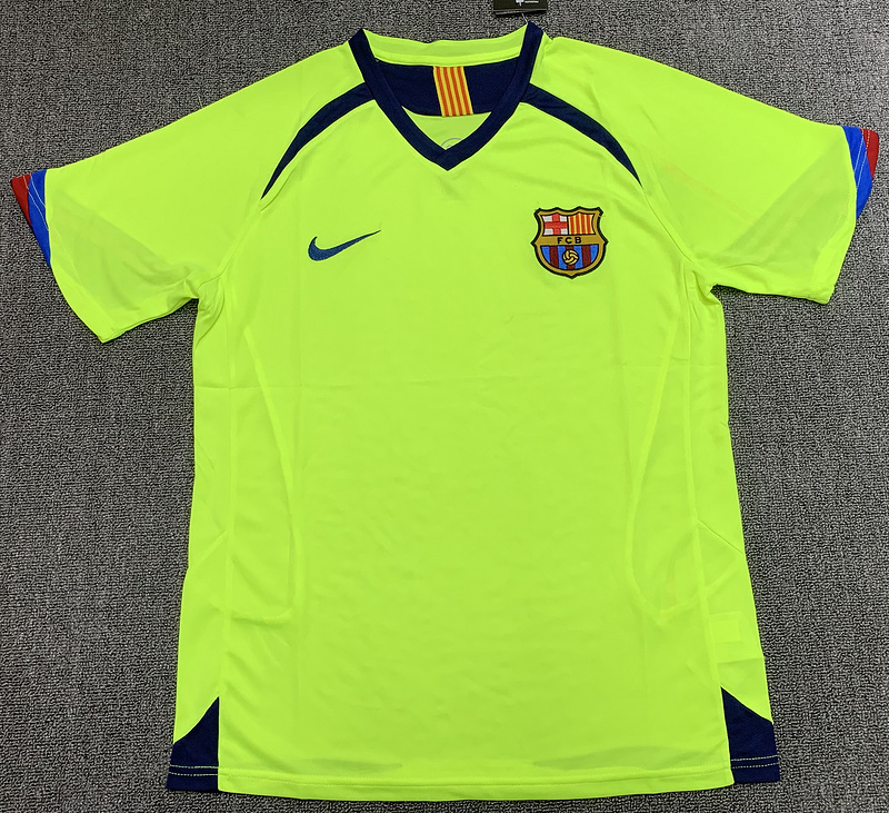 2005-2006 Retro  Barcelona  Away  jersey