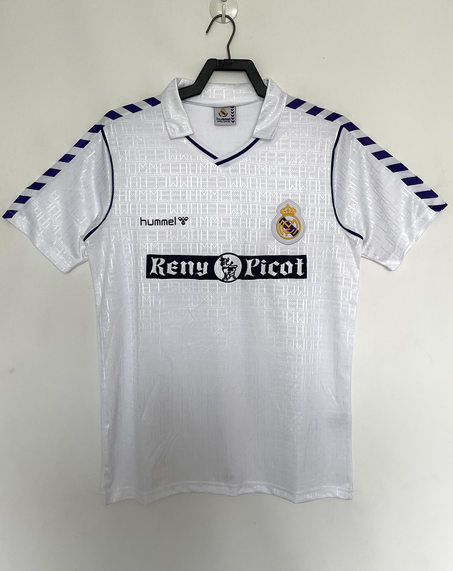 1988-1990  Retro  Real Madrid  Home  jersey