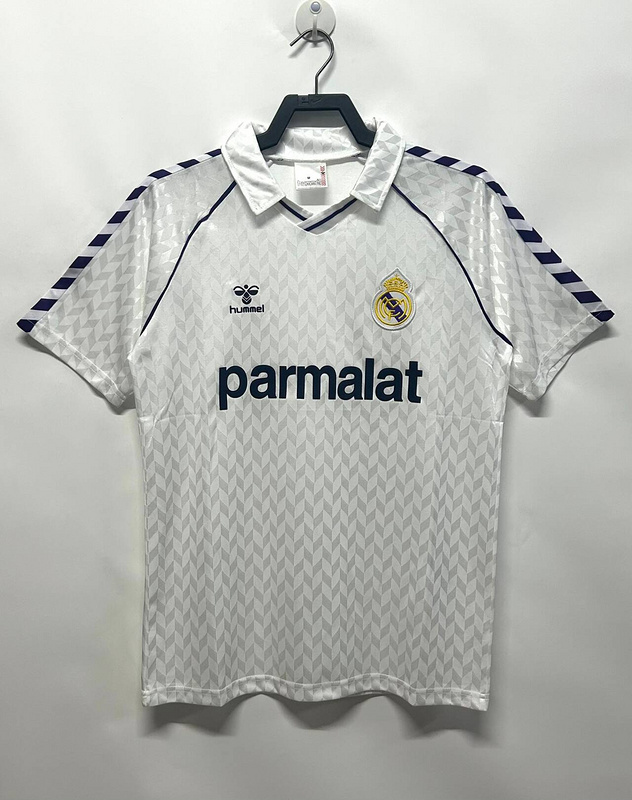 1986-1987  Retro  Real Madrid  Home  jersey