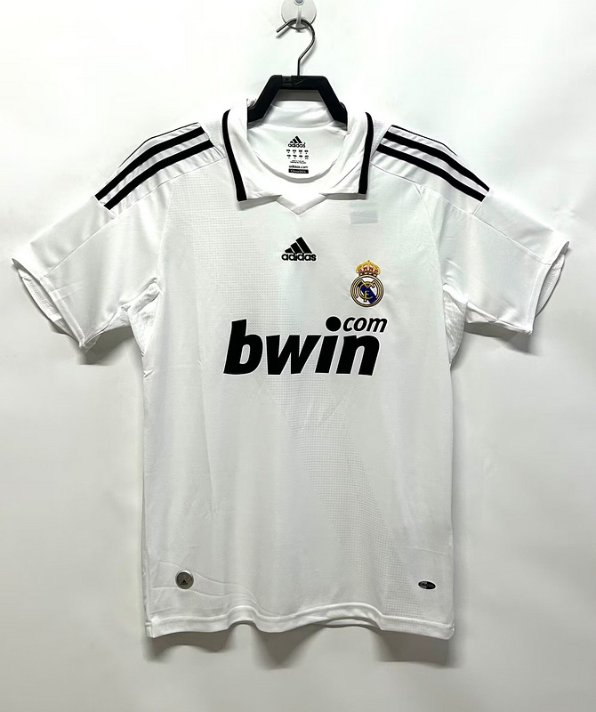 2008-2009 Retro  Real Madrid  Home   jersey
