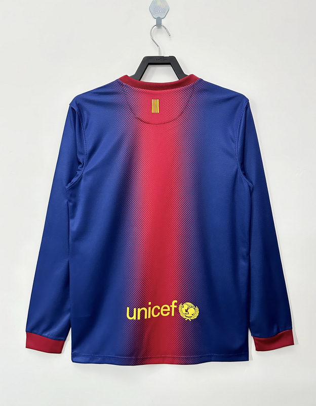 2012-2013 Retro  Barcelona   Home  long sleeves   jersey