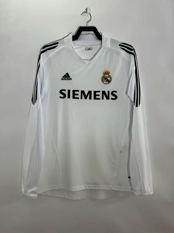 2005-2006  Retro  Real Madrid  Home  long sleeves   jersey