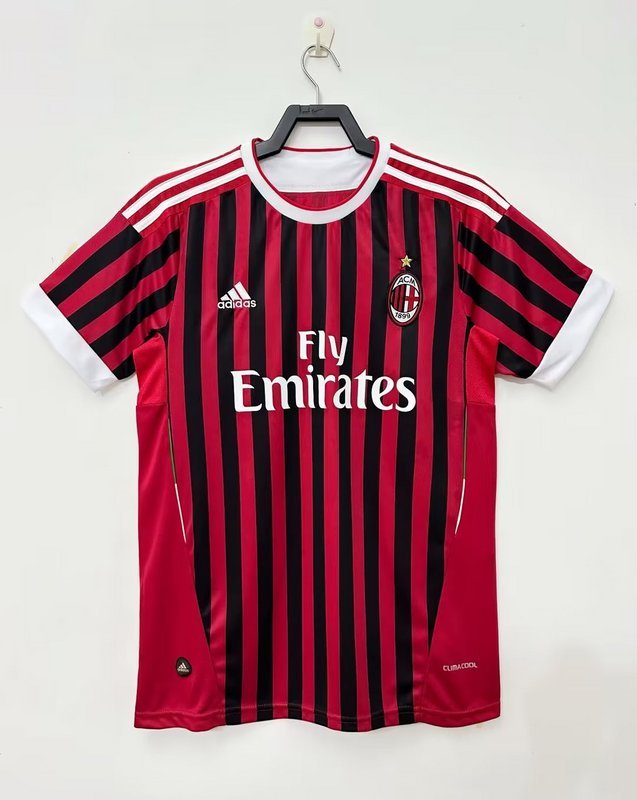 2011-2012  Retro  AC Milan Home   jersey