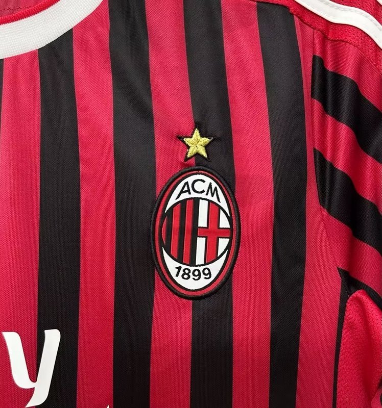 2011-2012  Retro  AC Milan Home   jersey