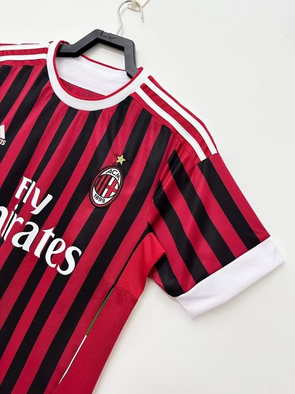2011-2012  Retro  AC Milan Home   jersey